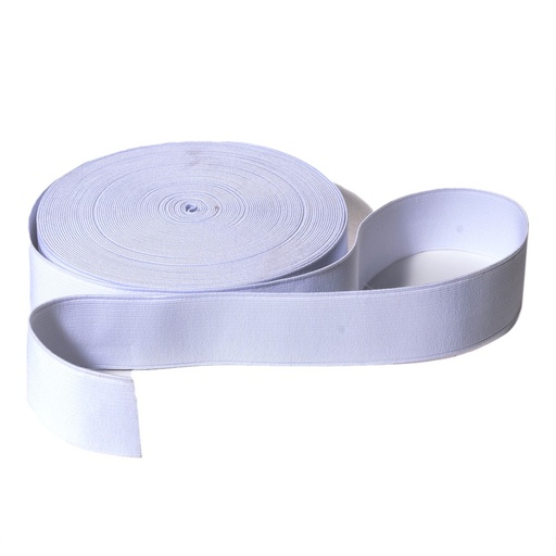 [E04633] Резинка башмачная 40мм,белая