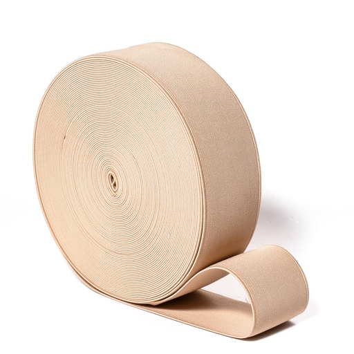 [E04636] Резинка башмачная 60мм,бежевая