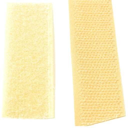 [E02813] Лента контактная (Велкро) 25мм бежевая