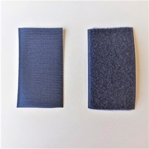 [E06643] Лента контактная (Велкро) обувная 50мм нейлон темно-синяя