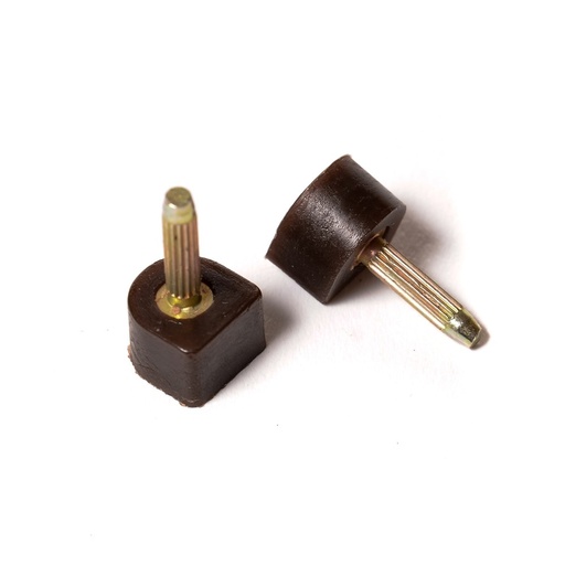 [E00212] Набойка п/у со штырем "Magna" №10 корич.