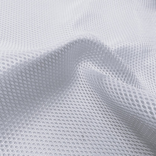[E07039] Сетка кросовочная 3-слойная 3 мм белая (ширина 152 см, плотность 260 г/м2 )