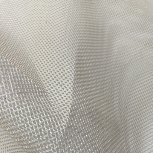 [E07027] Сетка кросовочная 1-слойная 0,6 мм бежевая (ширина 142 см, плотность 280 г/м2)