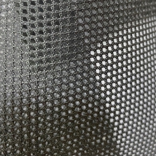 [E07030] Сетка кросовочная 1-слойная 0,6 мм тем.серая (ширина 142 см, плотность 280 г/м2)