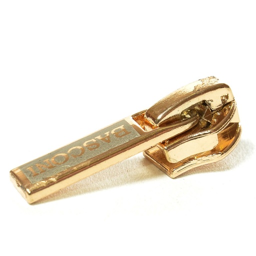 [E04111] Бегунок Т7 "JX" декоративный №9 BASCONI золото