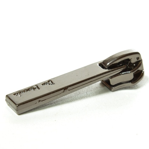 [E03187] Бегунок Т7 "JX" декоративный №11 DU MANDE темная гальваника