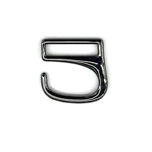 [E07192] Крючки для босоножек 20мм тёмный никель