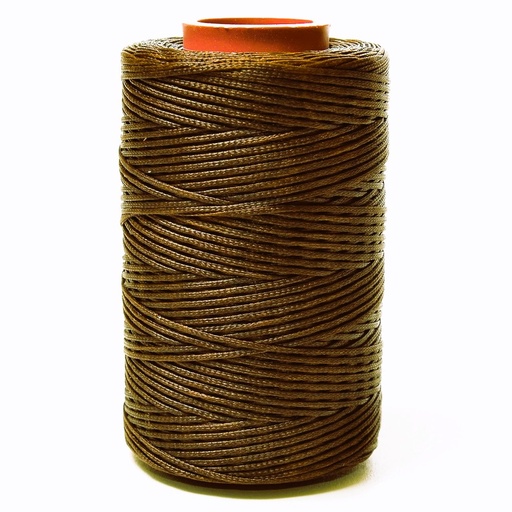 [E07213] Нитки прошив.вощеные 300D-200м,св-коричневый (GCC 300) плоские 1,0 мм Китай