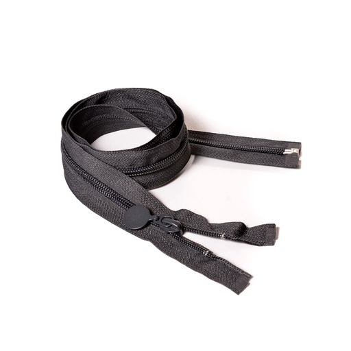 [2874] Молния курточная Т7 "JX", 80см нейлон,тем-серый