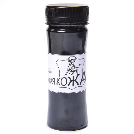 [Е07610] Краска для гладкой кожи 100г, черная