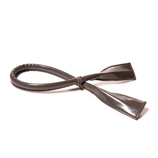 Ручка сумочная 53см,кругл,шир.(146) серый.лак